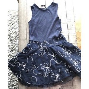 Rare Editions Navy Girls Dress 5